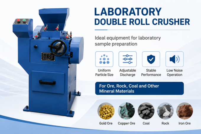 SZΦ250 Laboratory Double Roll Crusher overview image